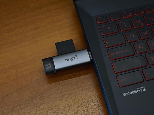 LECTOGRABADOR NISUTA DE TARJETAS DE MEMORIA MULTIFUNCION CON CONECTOR NISUTA  USB C, USB 3.0 Y CARCAZA DE ALUMINIO