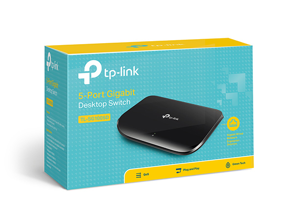 SWITCH TP-LINK 5PORTS GIGABIT DESKTOP SG1005D