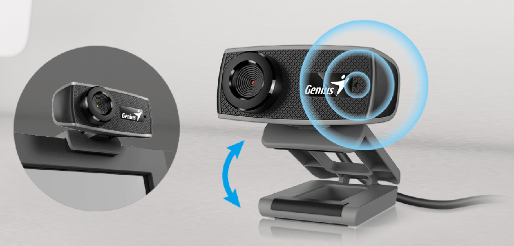 WEBCAM GENIUS FACECAM 1000X V2 720P USB BLACK