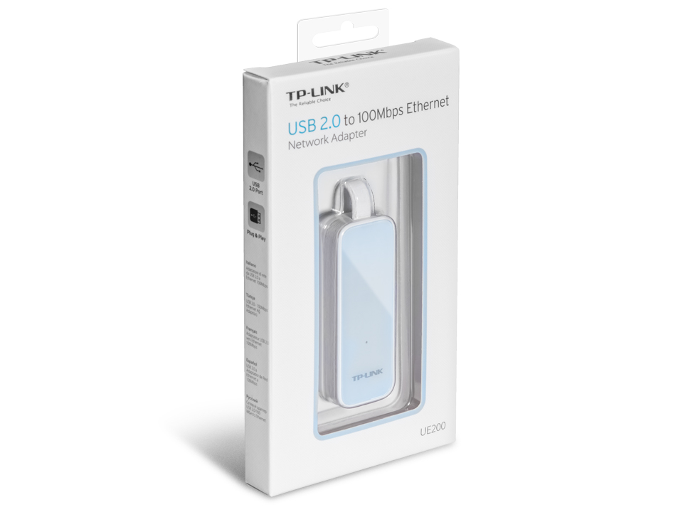 ADAPTADOR DE RED TP-LINK USB 2.0 LAN 100MBPS UE200