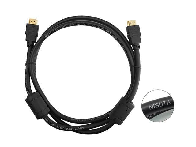 CABLE NISUTA HDMI A HDMI 3M v2.0 CON FILTROS 2160P 4K