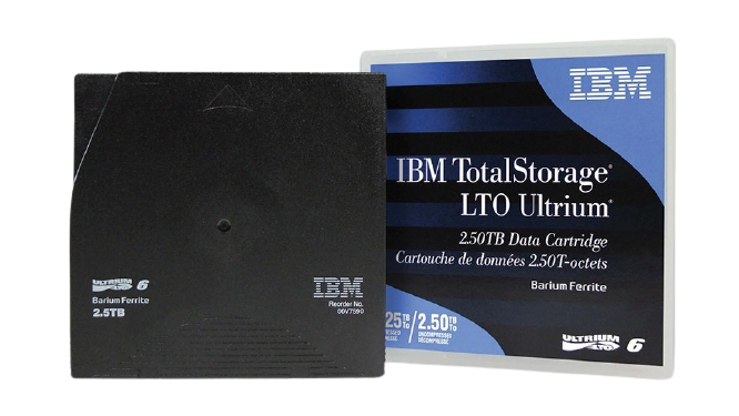 CINTAS ULTRIUM LTO 6 IBM 2.50TB CARTRIDGE