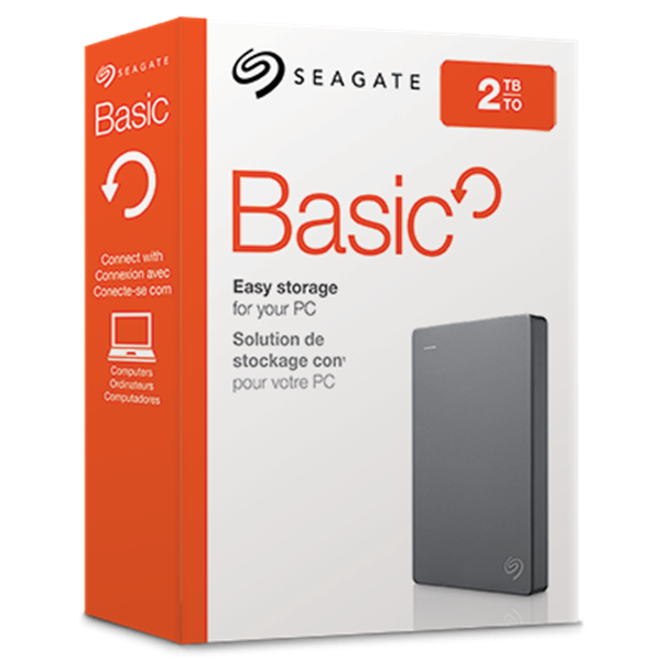 DISCO RIGIDO SEAGATE EXTERNO 2TB 3.0 Basic Portable