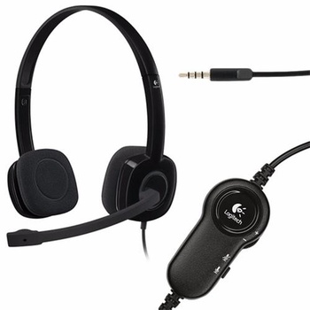 [981-000587] HEADSET LOGITECH H151 C/Mic Plug 3.5"