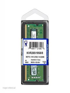 [KVR26S19S6/8] MEMORIA SODIMM KINGSTON  DDR4 8GB 2666Mhz NO-ECC