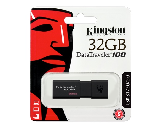 MEMORIAS USB KINGSTON 32GB KI USB 3.0 DT 100 G3