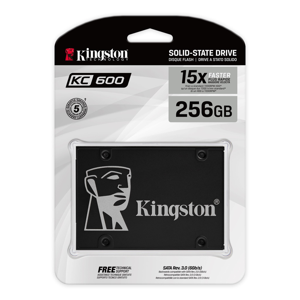 DISCO RIGIDO SSD KINGSTON 256G   KC600 2.5 SATA3