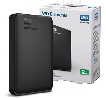 [WDBU6Y0020BBK-WESN] DISCO RIGIDO WESTERN DIGITAL EXTERNO 2TB PORTABLE ELEMENTS USB 3.0