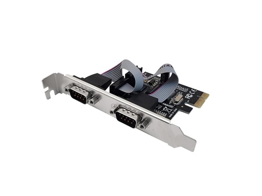 [NSPLPCIEXSE] PLACA NISUTA PCI EXPRESS 2 PUERTOS SERIE