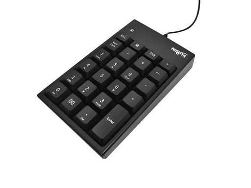 [NSKB11N] TECLADO NISUTA USB NUMERICO CON 3 TECLAS MULTIMEDIAS