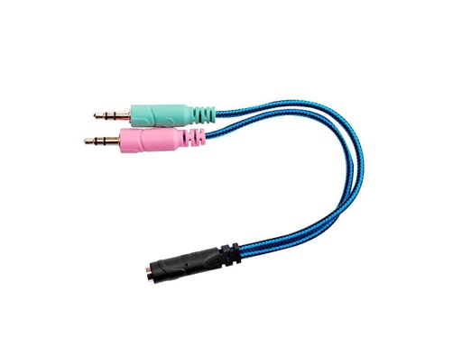 [NSADST2ST3] CABLE NISUTA 2 STEREO MACHO A HEMBRA DE 4 CONTACTOS