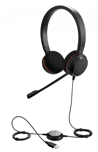 [4999-823-109] HEADSET JABRA EVOLVE 20 DUO MS USB