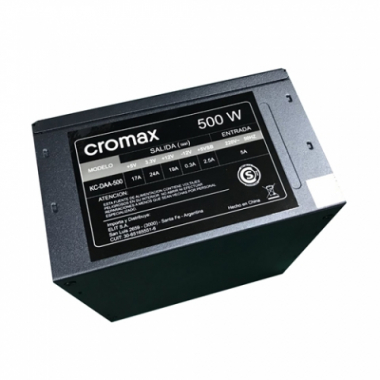 [KC-DDA-500] FUENTE ATX CROMAX 500W KC-DDA-500