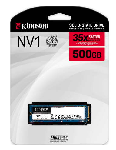 [SNVS/500G] DISCO RIGIDO SSD KINGSTON SNVS 500GB M.2 NVME PCIE
